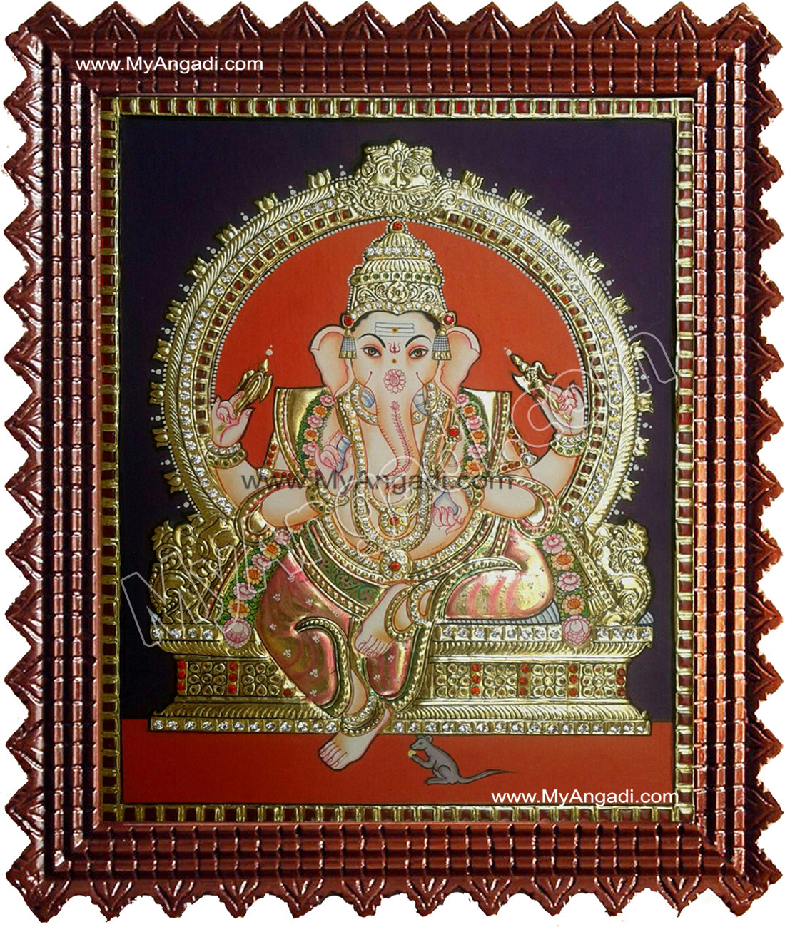 Ganapathi Tanjore Painting