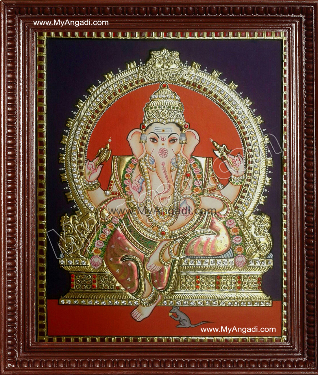 Ganapathi Tanjore Painting