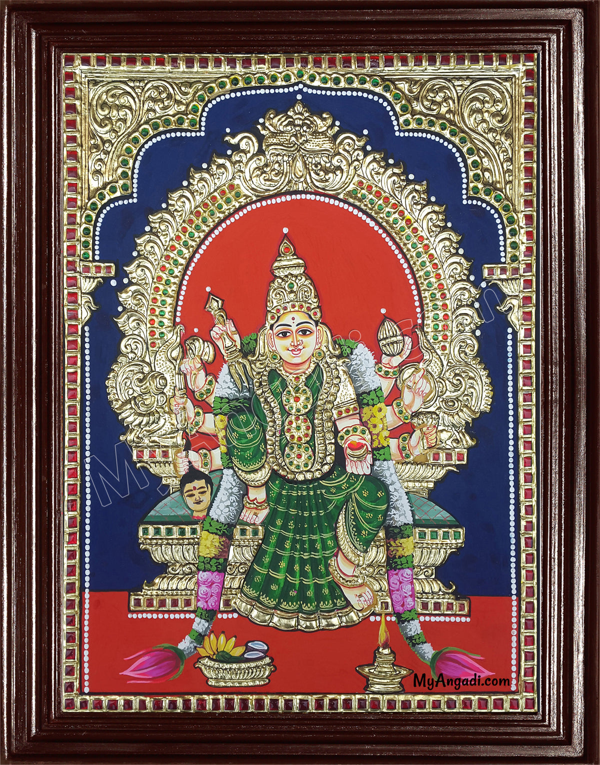 Kuladeivam Tanjore Painting