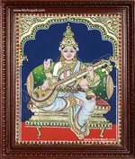 Saraswathi Tanjore Painting
