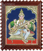 Saraswathi Tanjore Painting