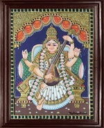 Saraswathi Tanjore Painting