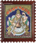 Saraswathi Tanjore Painting