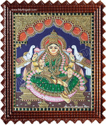 Gaja Lakshmi Tanjore Painting