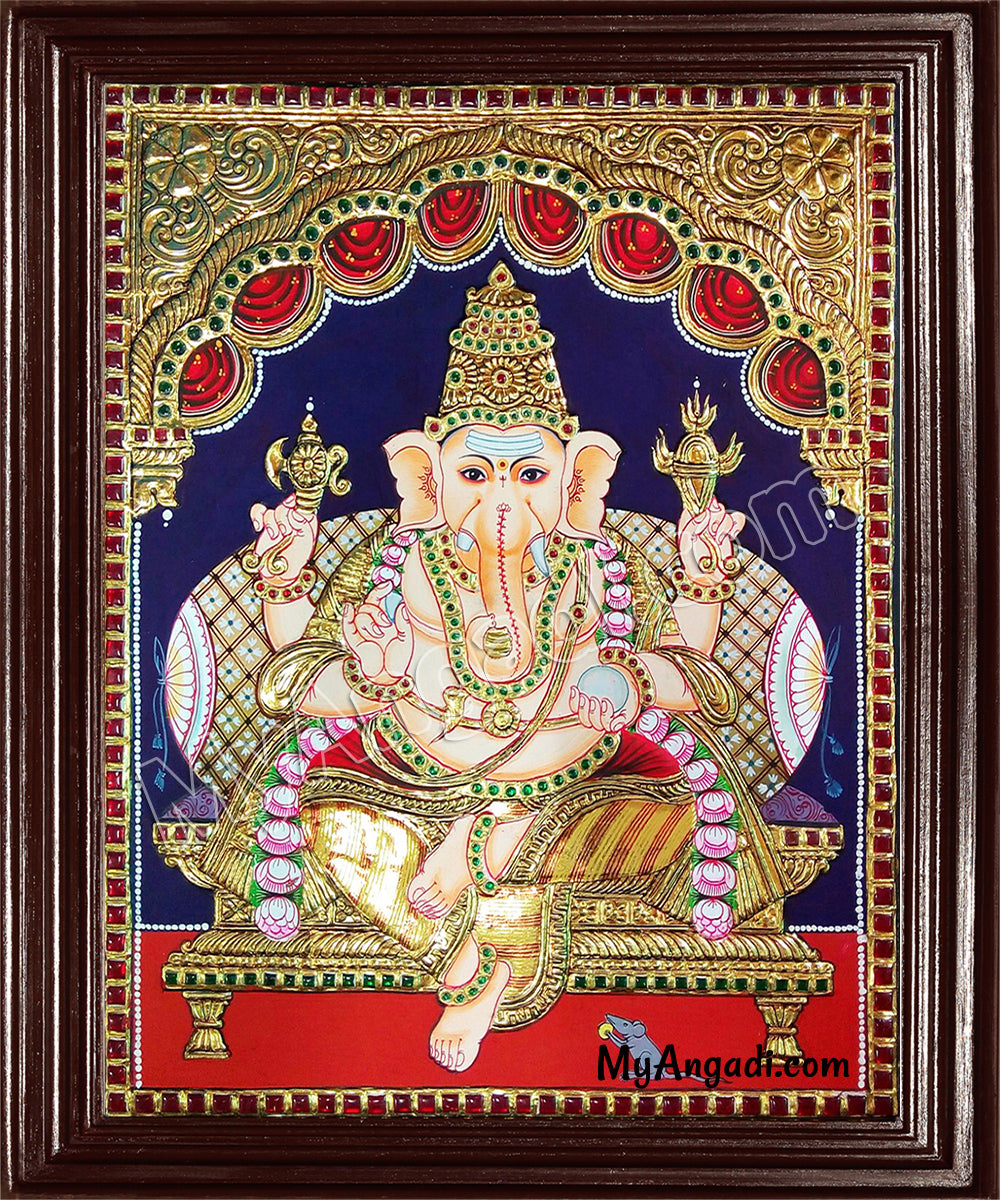 Ganesha Tanjore Painting