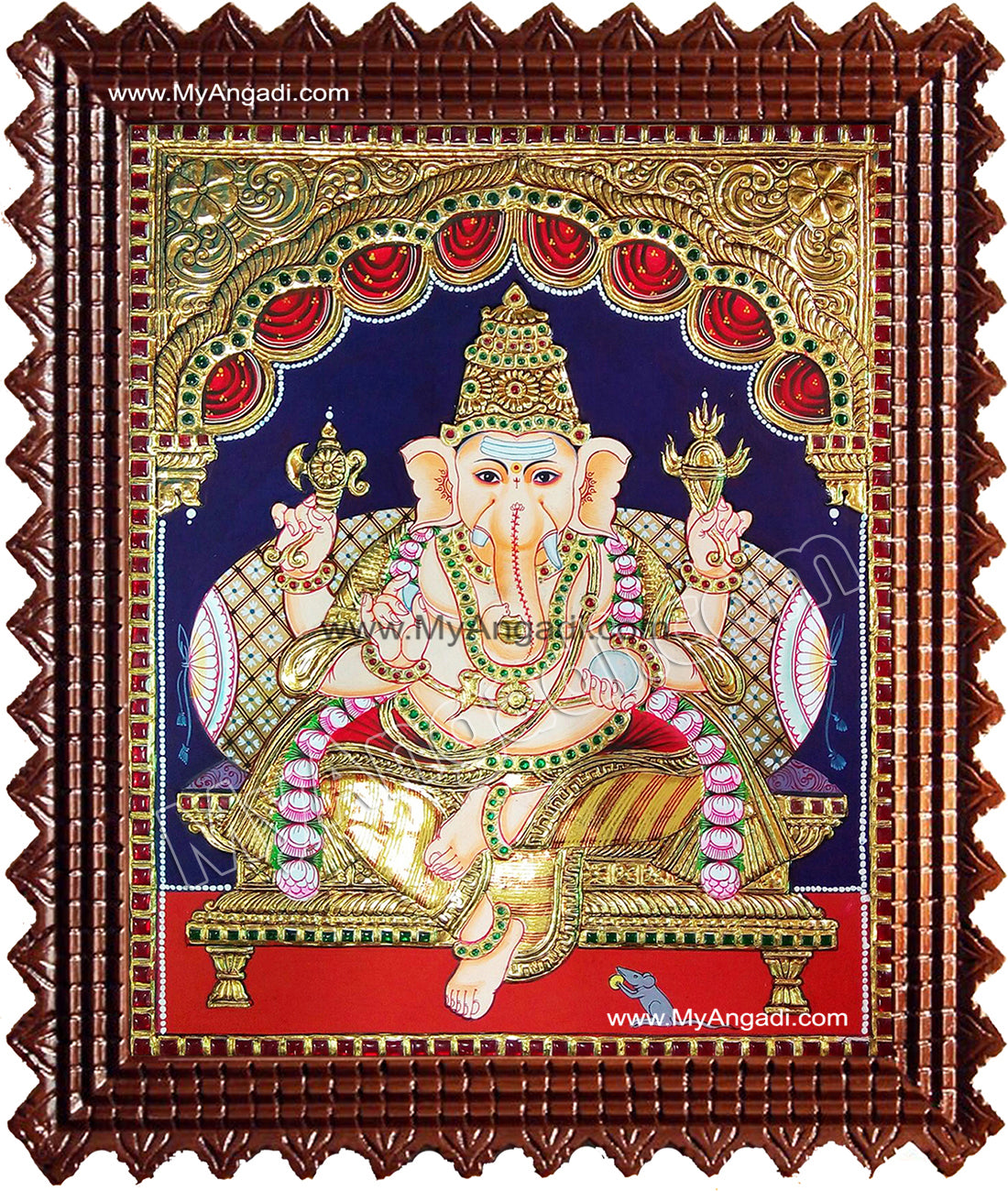 Ganesha Tanjore Painting
