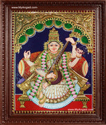 Saraswati Tanjore Painting