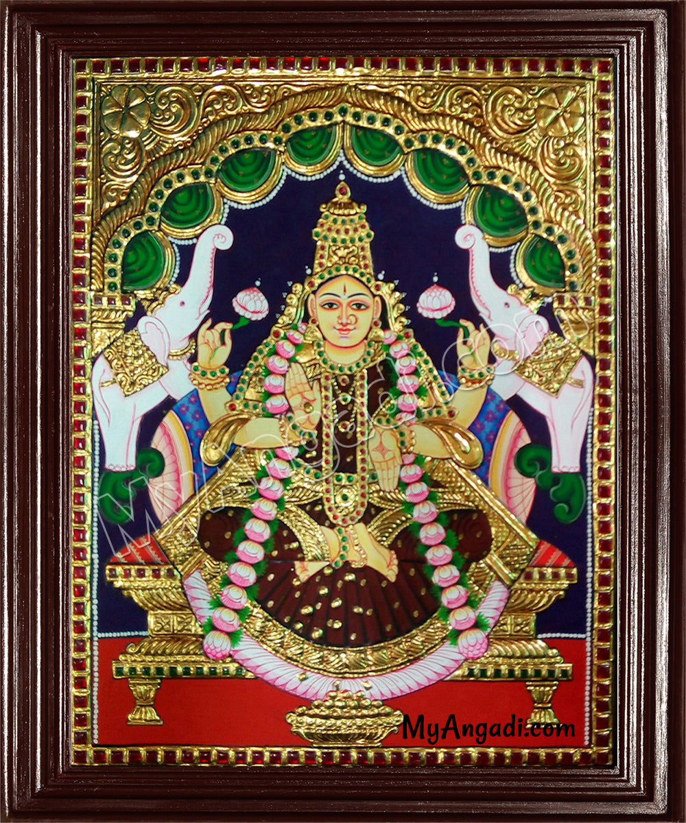 Gaja Laxmi Tanjore Painting