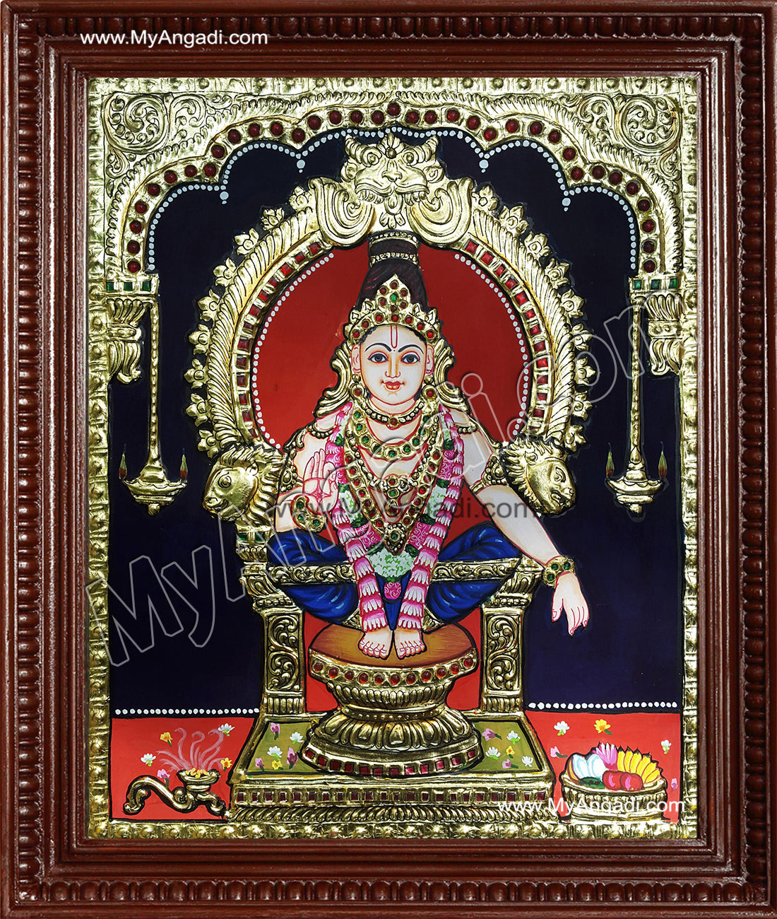 Iyyappan Tanjore Painting