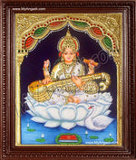 Saraswathi Tanjore Painting