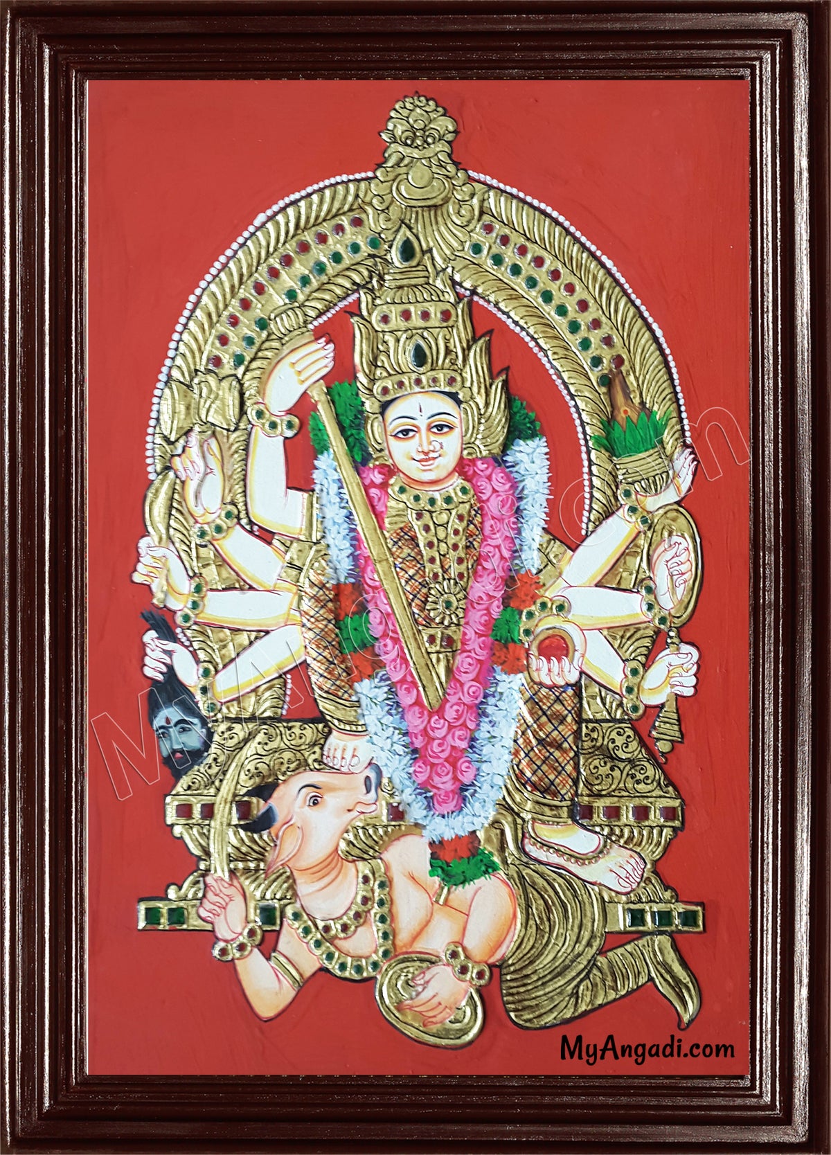 Madura Kaliamman Tanjore Painting