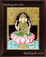 Dhana Lakshmi Tanjore Painting, Dhanalakshmi Tanjore Painting