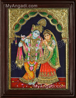 Radha Krishna Tanjore Painting