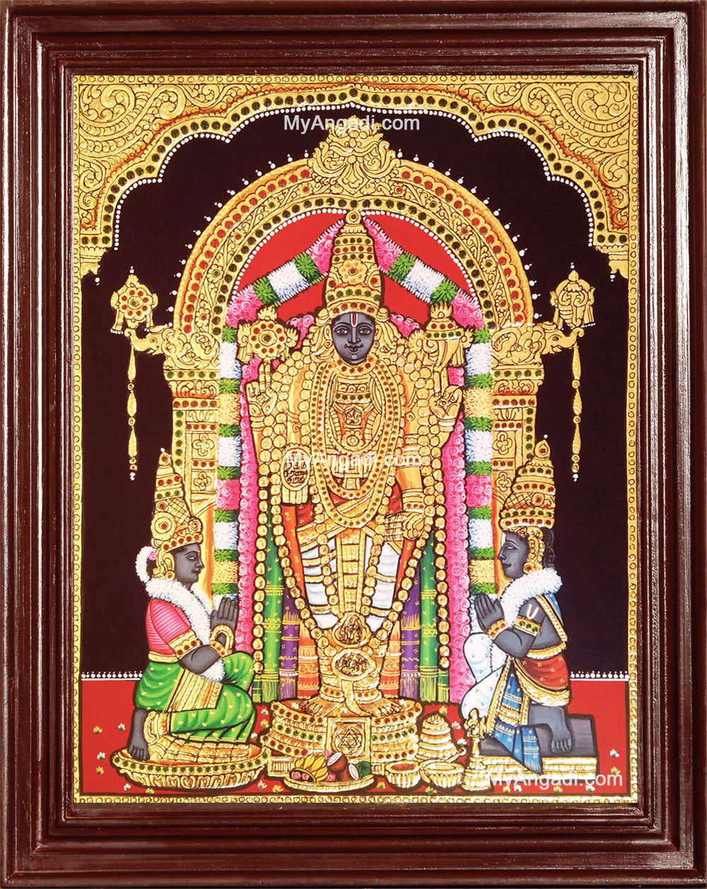 Uppiliappan / Oppiliyappan Tanjore Painting
