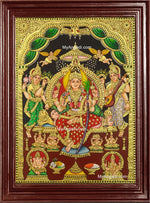 Sri Raja Rajeswari Tanjore Painting