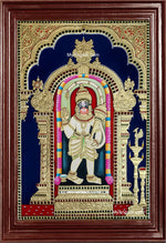 Ashtamsa Varadha Hanuman Tanjore Painting