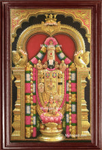 3D Balaji Lakshmi Tanjore Painting
