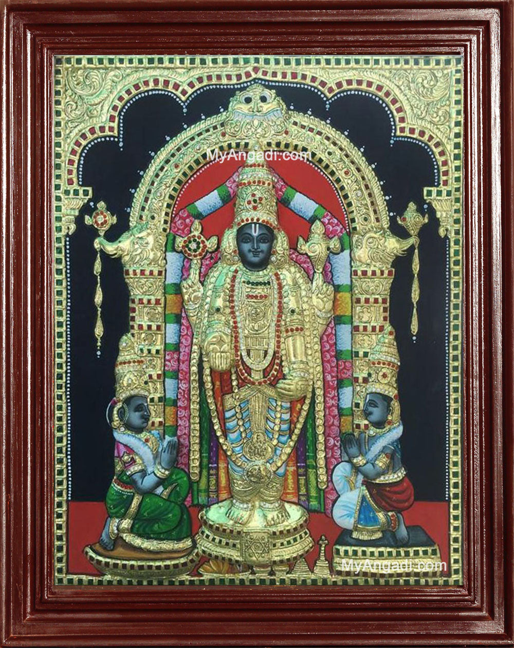 Uppliappan / Oppiliappan 3D Tanjore Painting