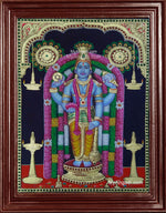 Guruvayurappan 3D Tanjore Painting