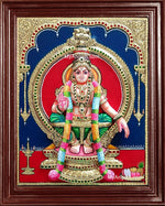 3D Iyyappan Tanjore Painting