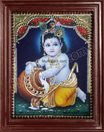 Butter Krishna Tanjore Painting