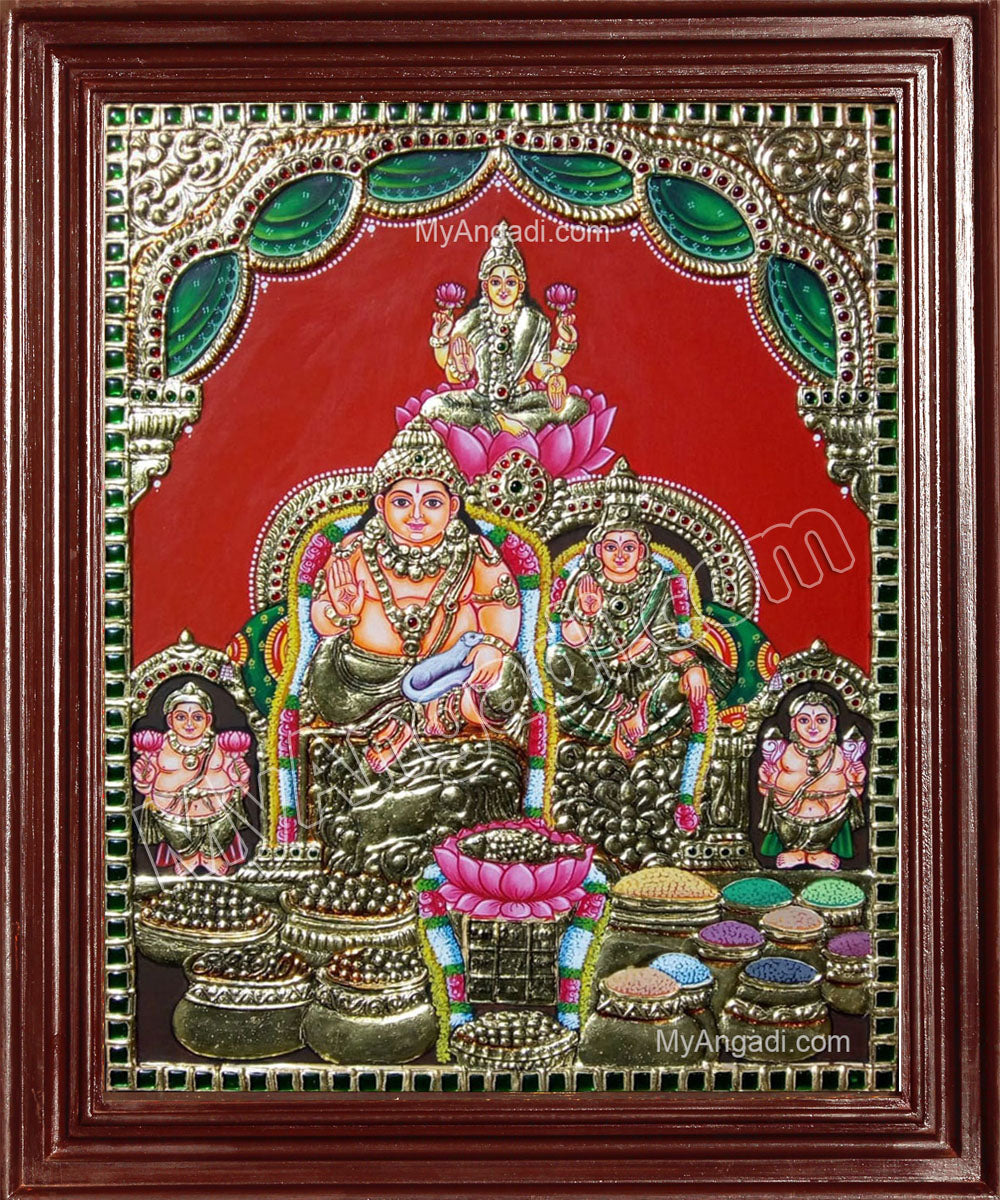 Kuber Lakshmi Tanjore Painting