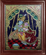 Jhula Radha Krishna Tanjore Painting, Krishna Tanjore Painting