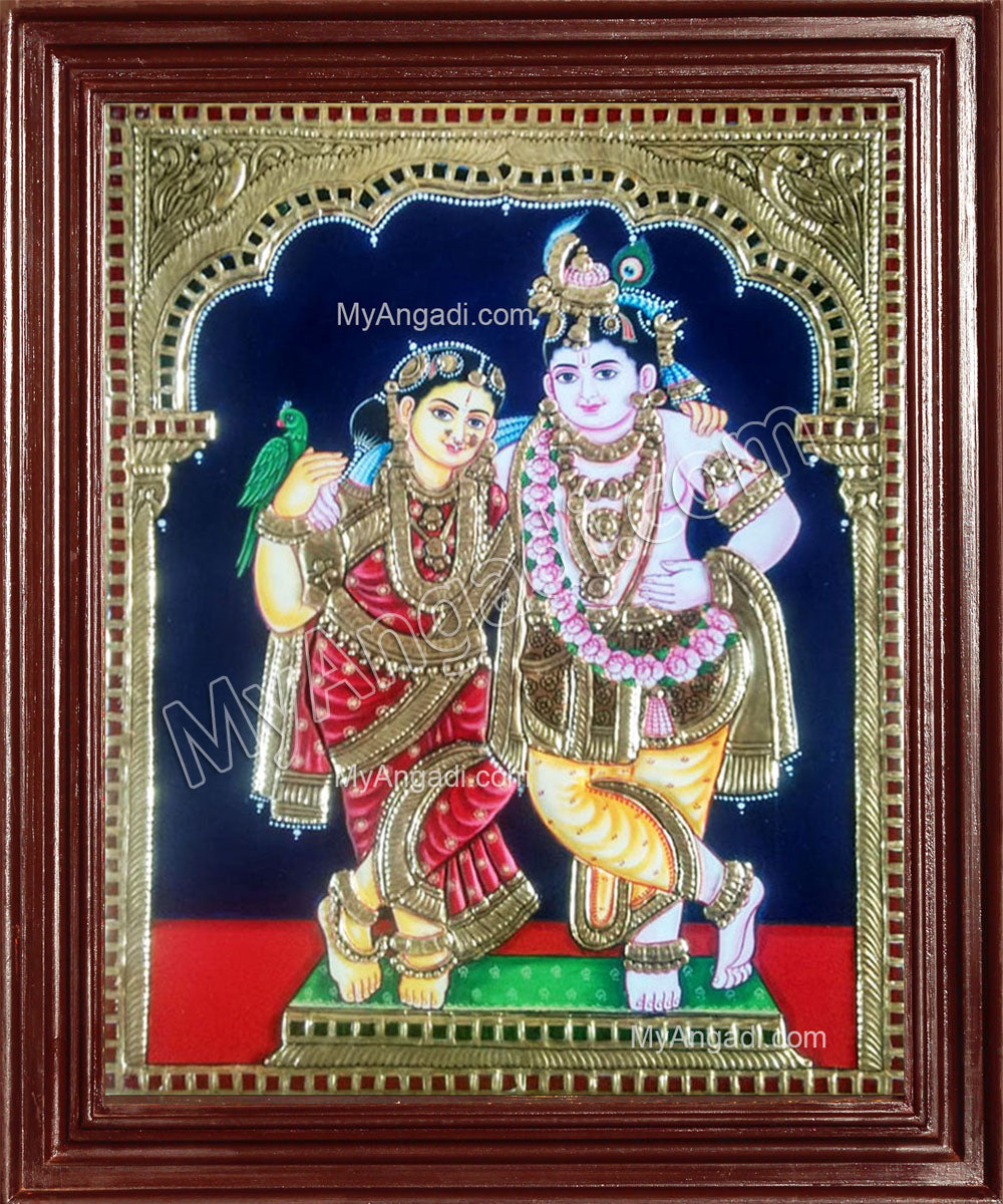 Radha Krishna Tanjore Paintings