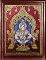 Iyyappa Swamy Tanjore Painting