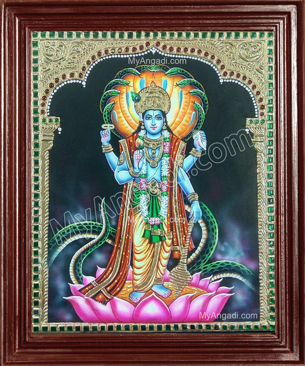 Vishnu Tanjore Painting