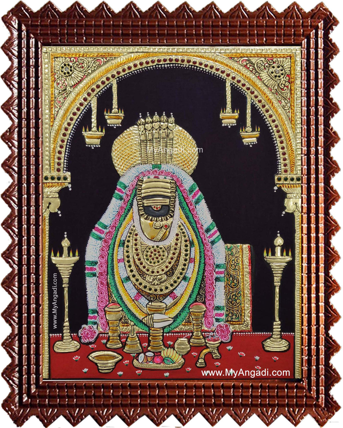 Arunachaleswarar Tanjore Painting