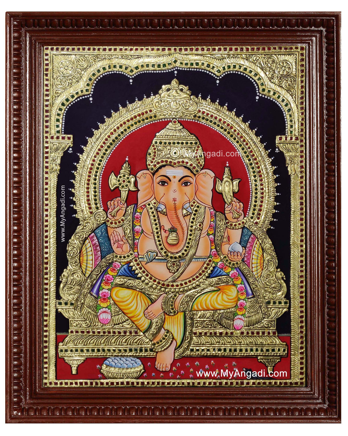 Ganesha Tanjore Painting