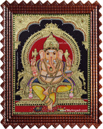 Ganesha Tanjore Painting