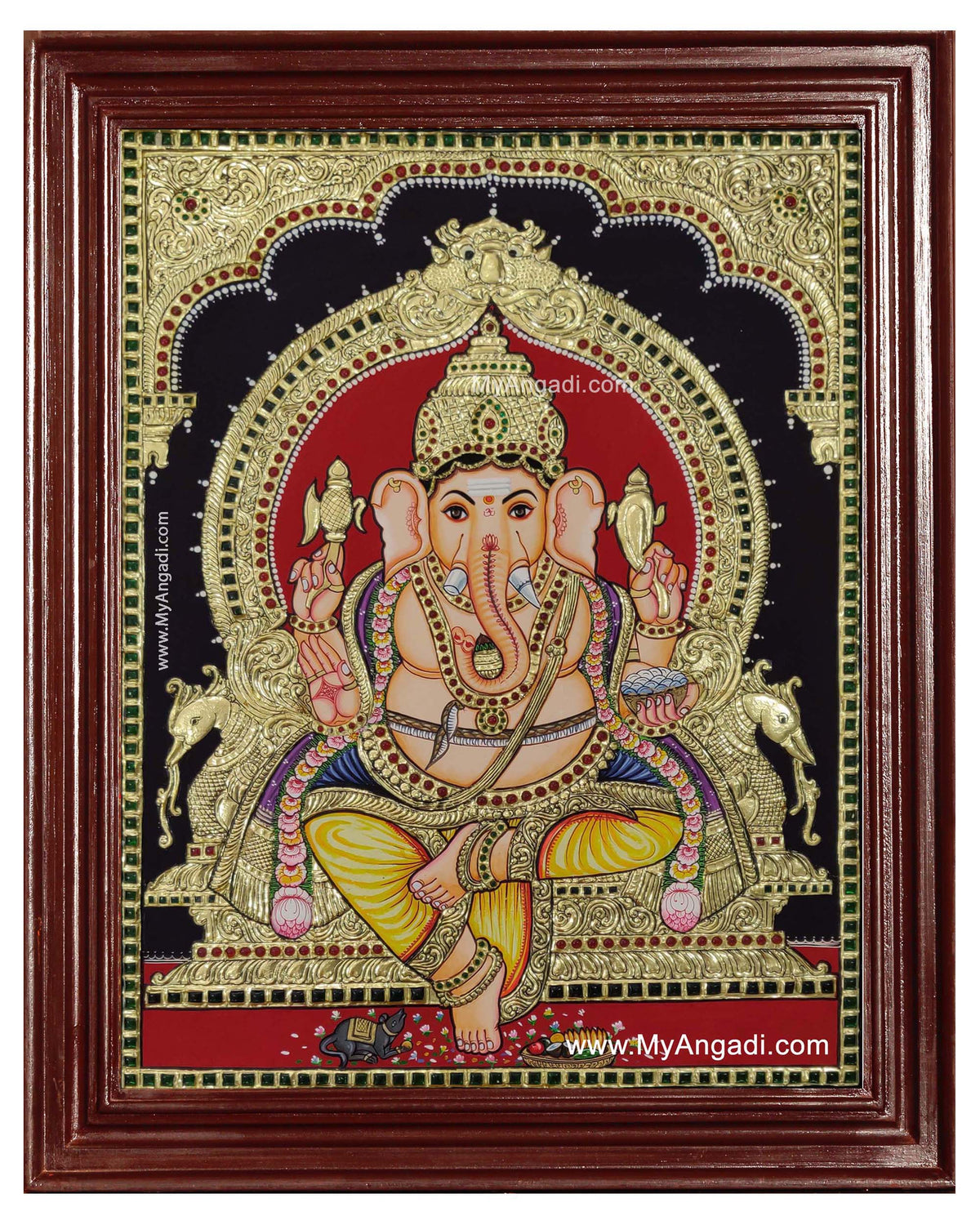 Ganesha Tanjore Painting