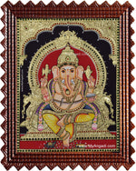 Ganesha Tanjore Painting