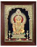 Raja Ganapathi Tanjore Painting