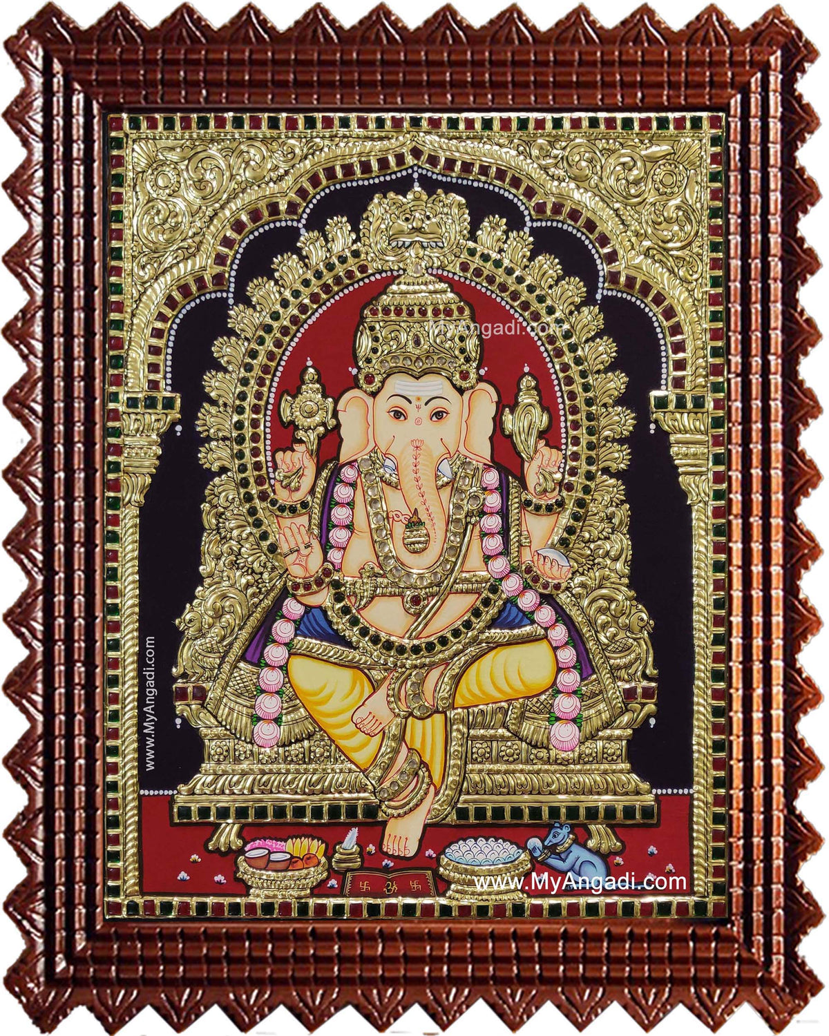 Ganesha Tanjore Painting