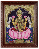 Gaja Lakshmi Tanjore Painting