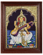 Saraswathi Tanjore Painting