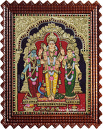 Murugan Valli Devasena Tanjore Painting