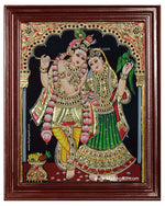 Radhe Krishna Tanjore Painting