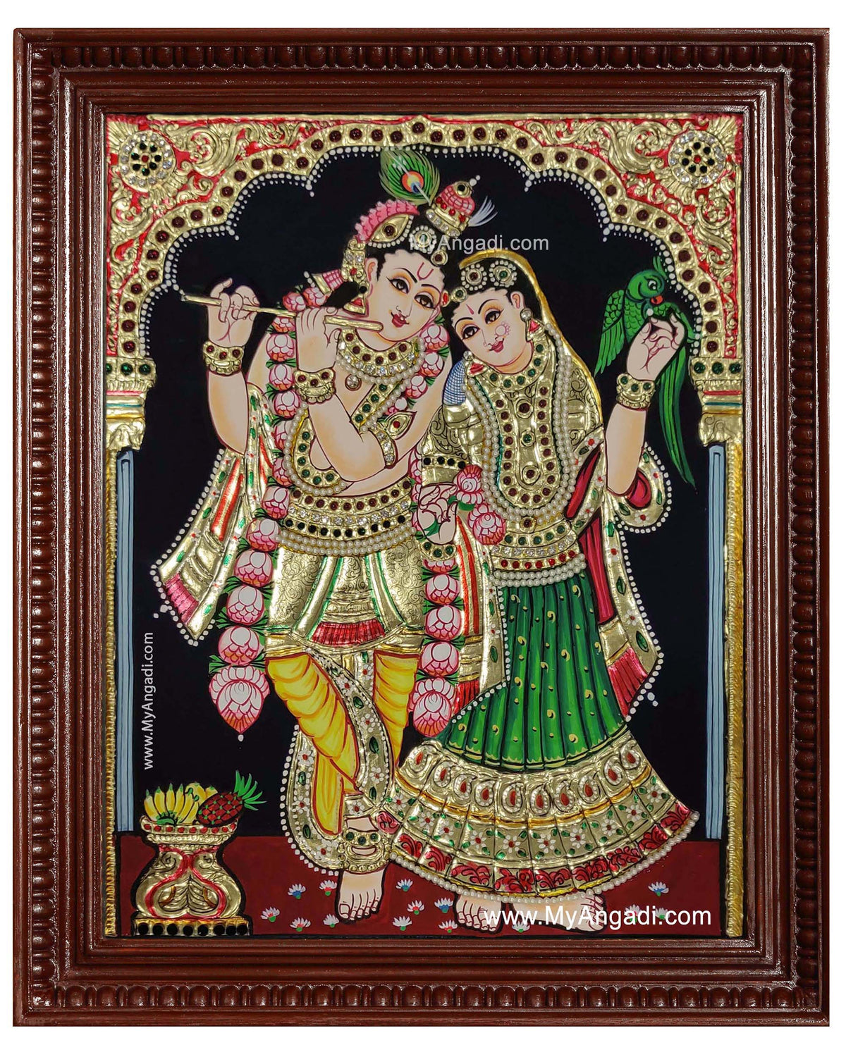 Radhe Krishna Tanjore Painting