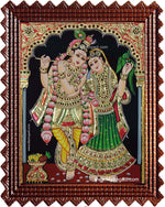 Radhe Krishna Tanjore Painting