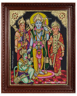 Ramar Sita Lakshmanan Hanuman Tanjore Painting