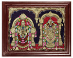 Balaji Padmavathi Thayar Tanjore Painting