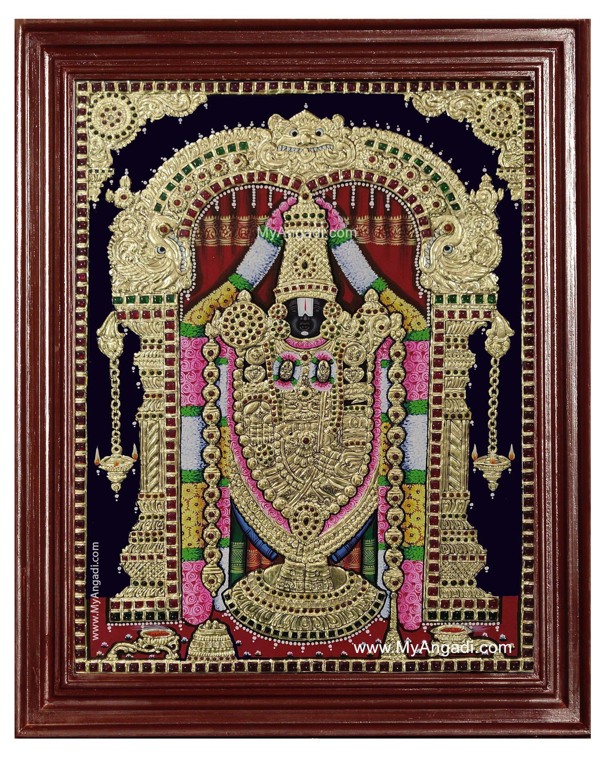 Tirupathi Balaji Tanjore Painting