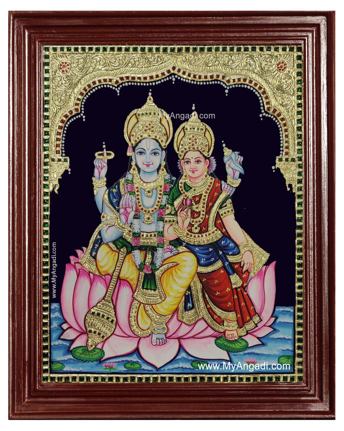 Lakshmi Narayanan Tanjore Painting