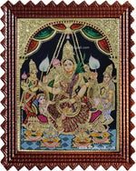 Raja Rajeshwari Tanjore Painting