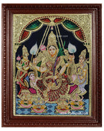 Raja Rajeshwari Tanjore Painting