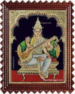 Saraswathi Tanjore Painting